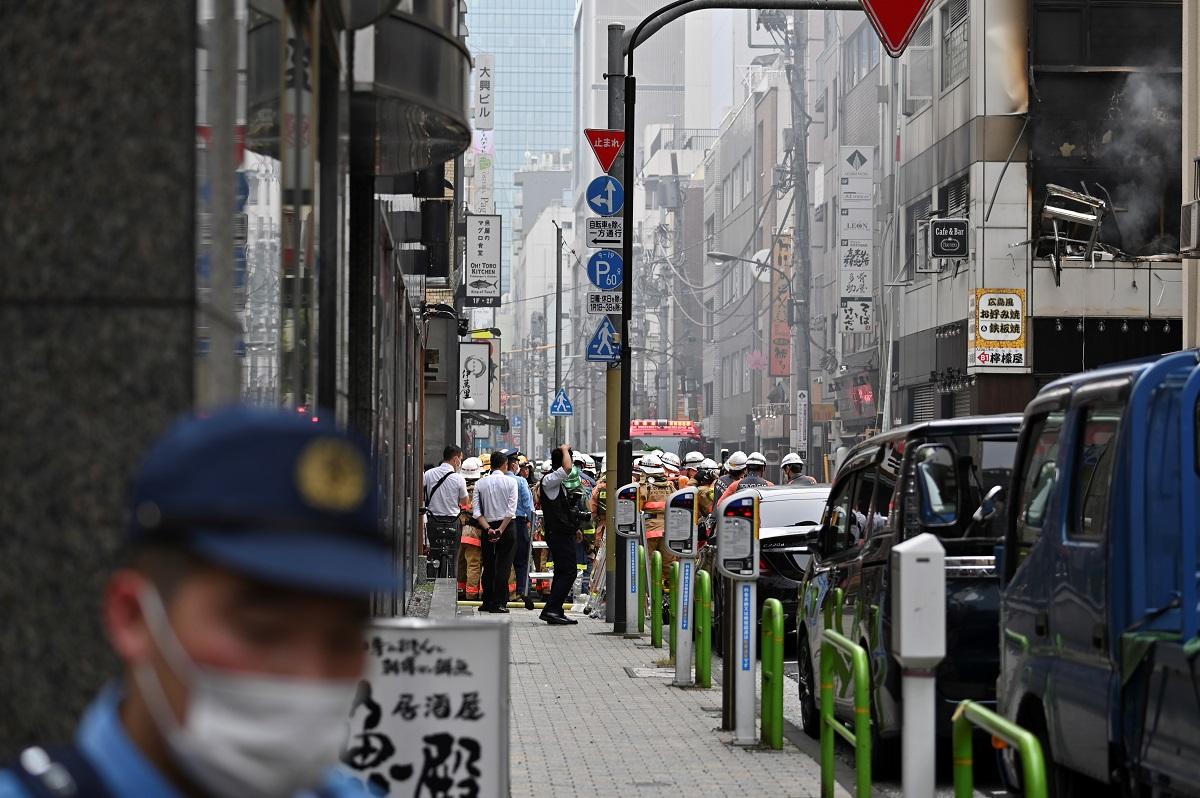 Explosion, fire in downtown Tokyo building, four reported injured