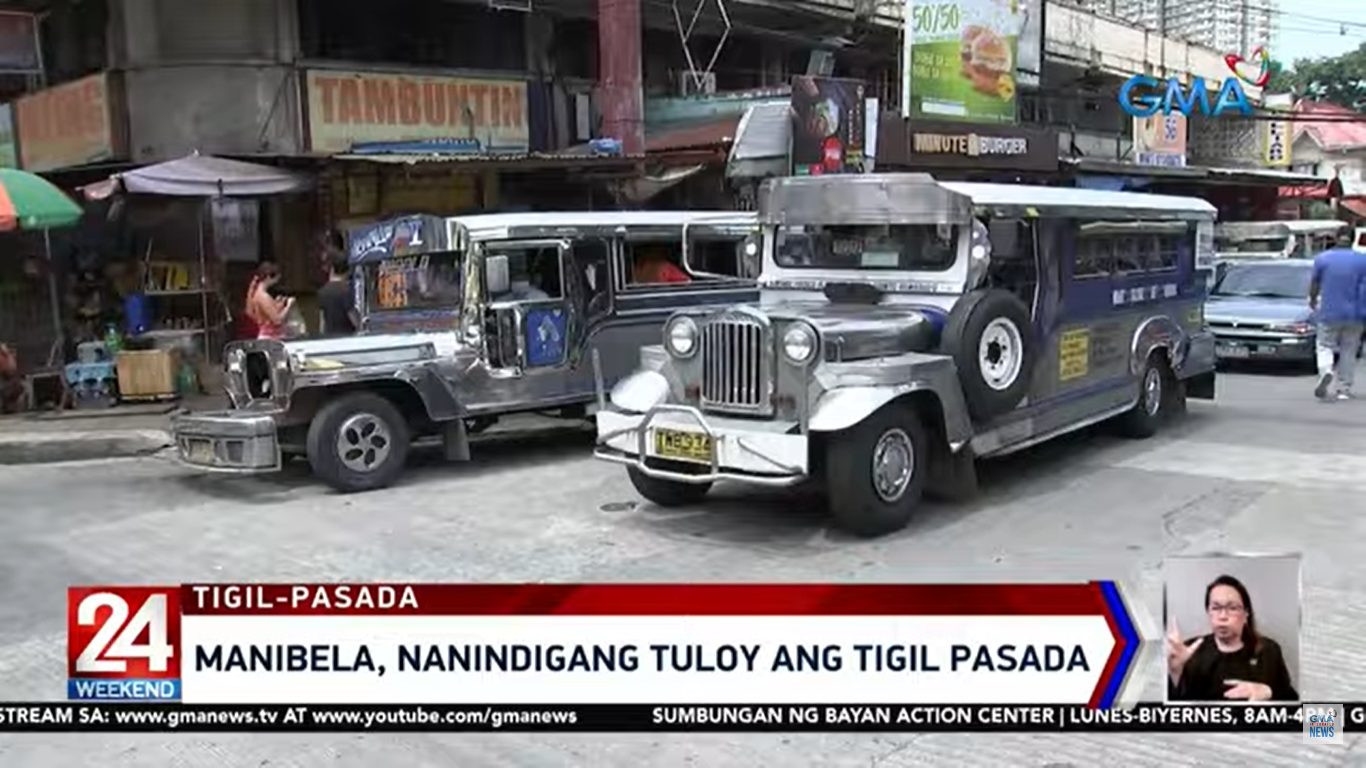 Manibela to push through with transport strike despite LTFRB warning