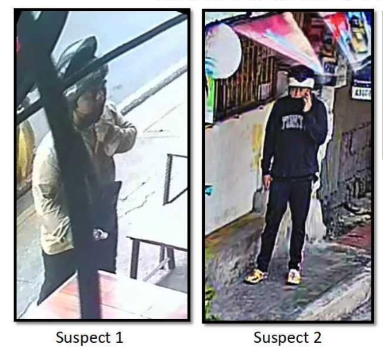 The Quezon City Police District on Wednesday released photos of two persons of interest in the shooting of a photojournalist in Quezon City on June 29