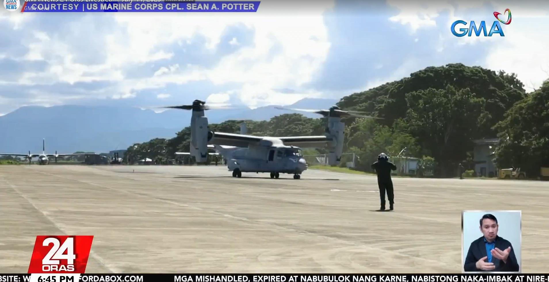 US aircraft arrive in Puerto Princesa for MASA 2023 exercise with AFP