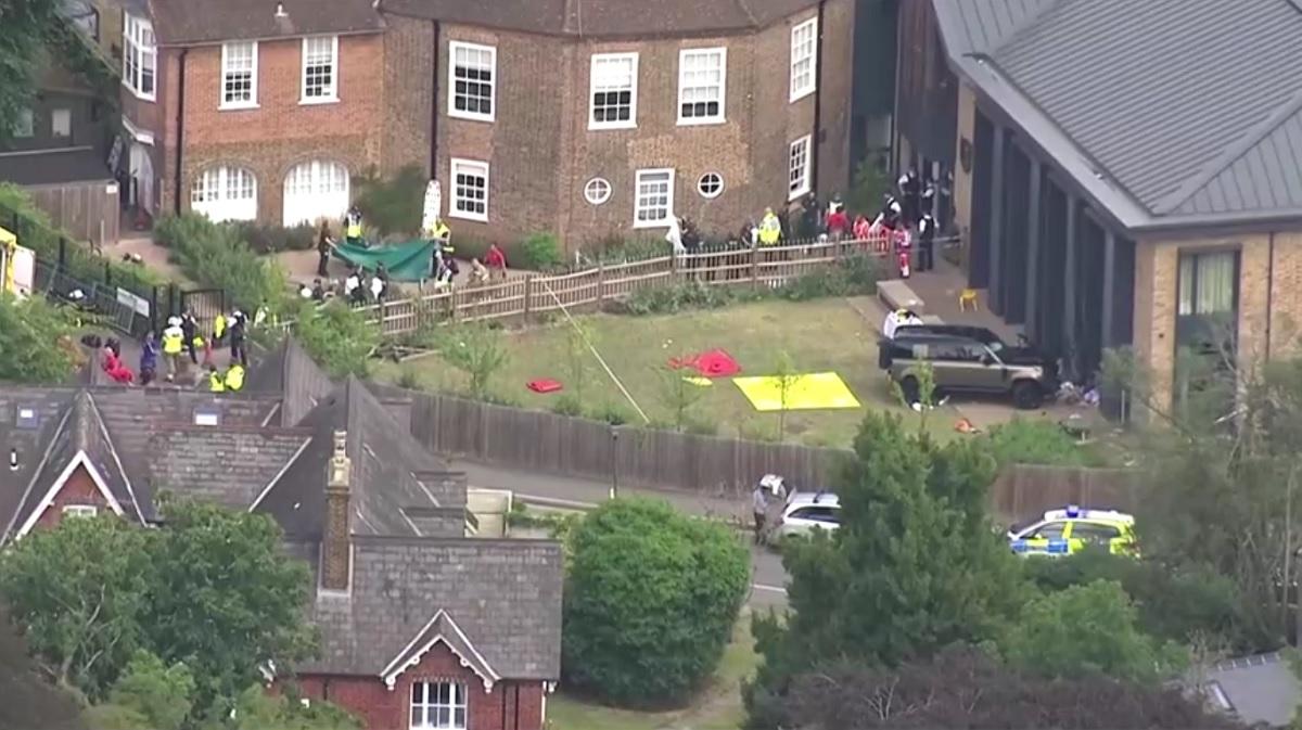 UK police: One child dead after car collision at south London school