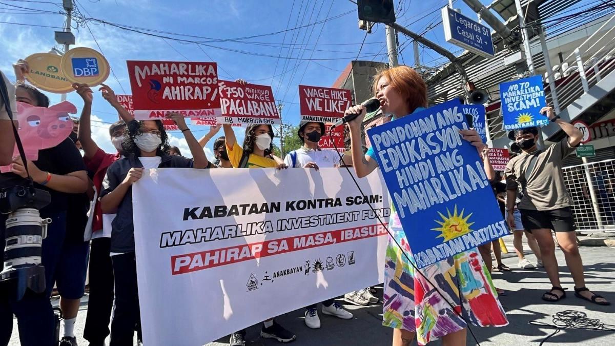 Groups hold protests after Maharlika Investment Fund bill signed into law