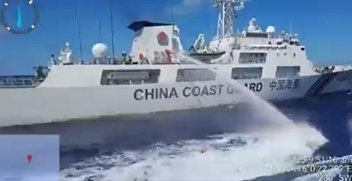 WATCH: PCG releases videos showing China’s water cannon use, dangerous moves vs. PH vessels