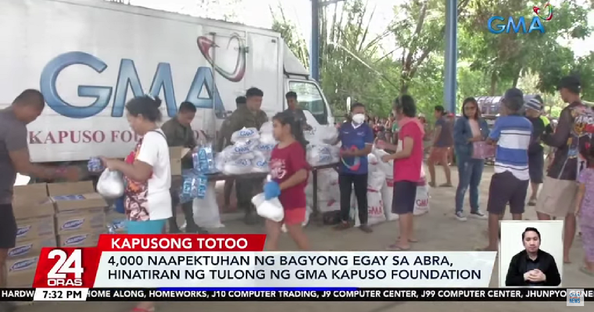 4,000 residents affected by Egay in Abra receive aid from GMA Kapuso Foundation thumbnail