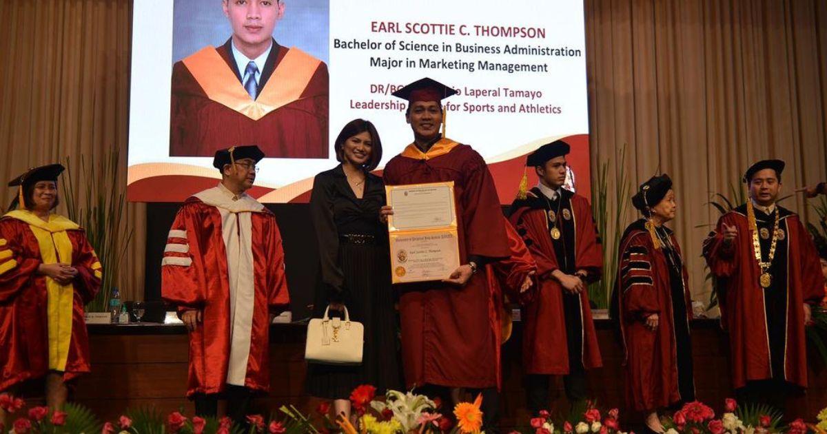 Scottie Thompson graduates from college with special award from Perpetual