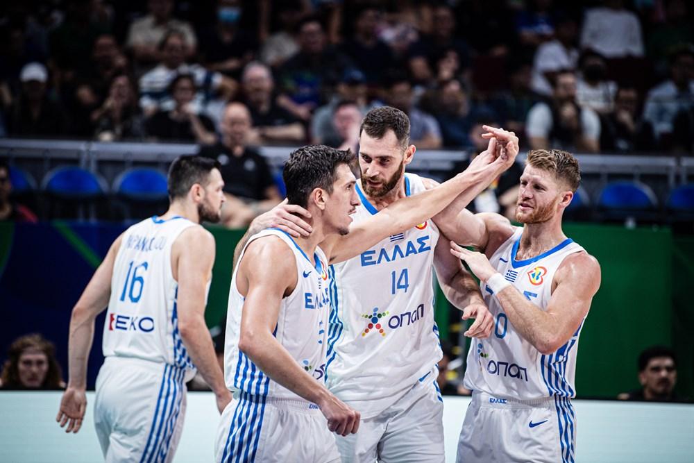 Greece completes comeback against New Zealand to advance to second round