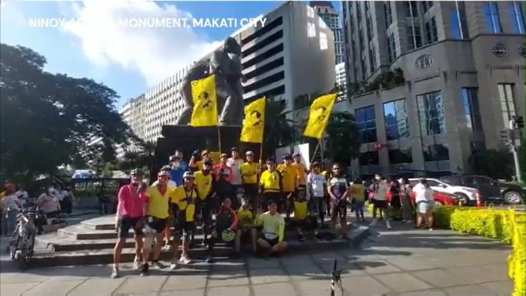 Supporters commemorate Ninoy Aquino 40th death anniversary