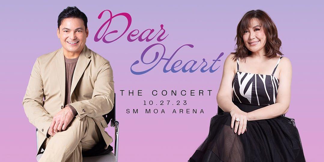 Here are the ticket details for Sharon and Gabby Concepcion's