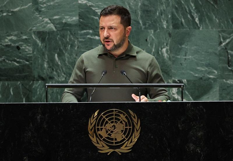 At UN, Ukraine's President tells Russia to stop war so world can fight ...