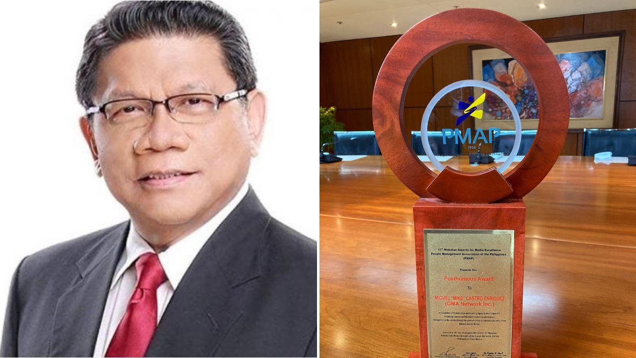 Mike Enriquez posthumously honored by Makatao Awards for service as a broadcaster