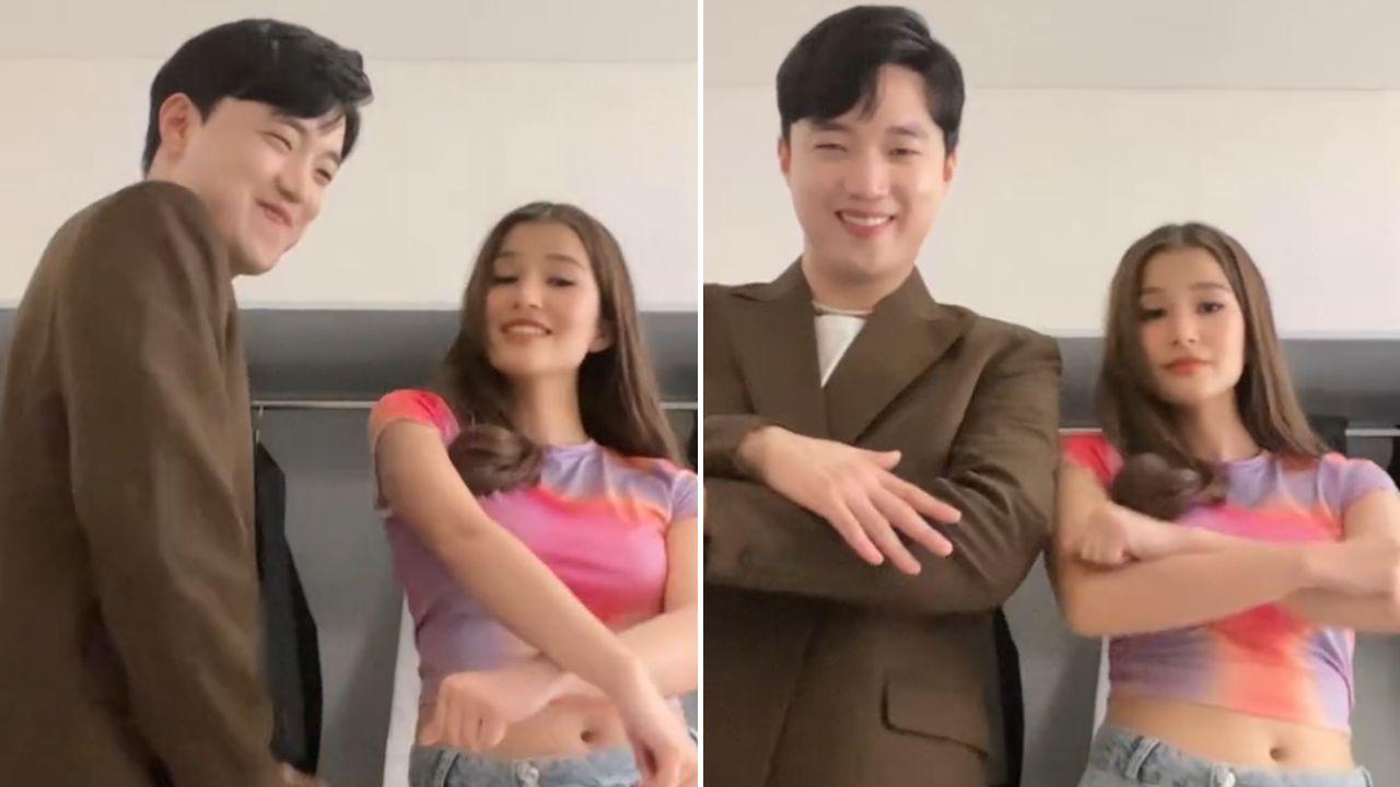 Lexi Gonzales and Ryan Bang show off their moves to Chris Brown's 'New Flame'