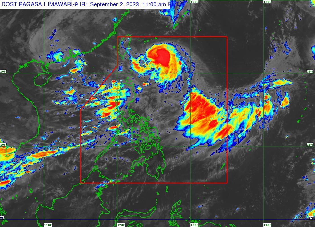 Batanes remains under Tropical Cyclone Wind Signal No. 1 on Saturday as Typhoon Hanna slightly intensifies according to PAGASA