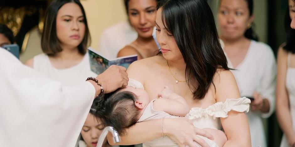 Andi Manzano's daughter Lucia gets baptized