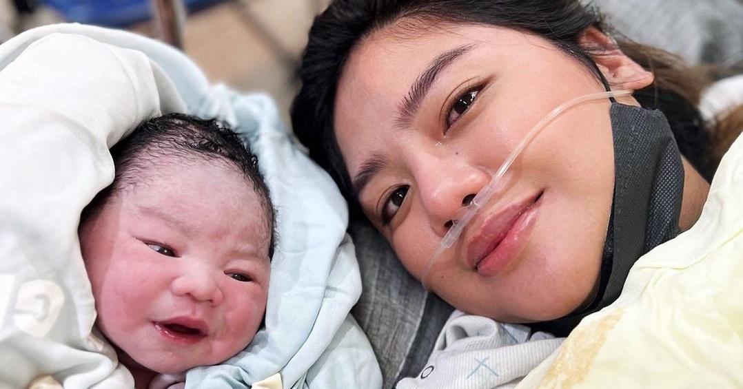 Miss Intercontinental 2021 Cindy Obeñita gives birth