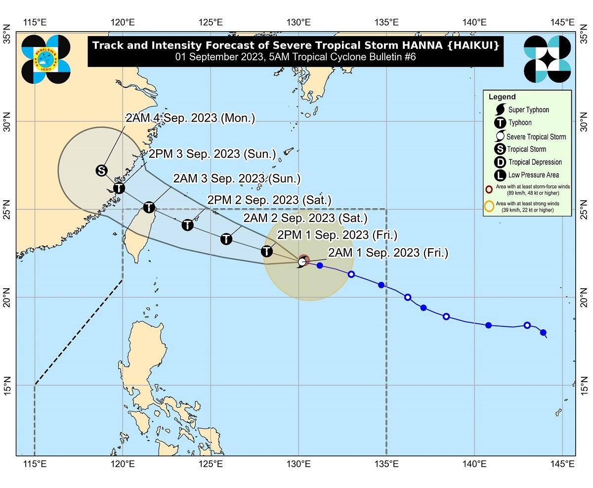 Hanna maintains strength, to continue enhancing Habagat