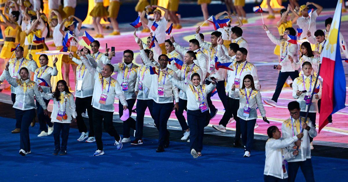 Team Philippines in the Asian Games 2023 opening ceremony 