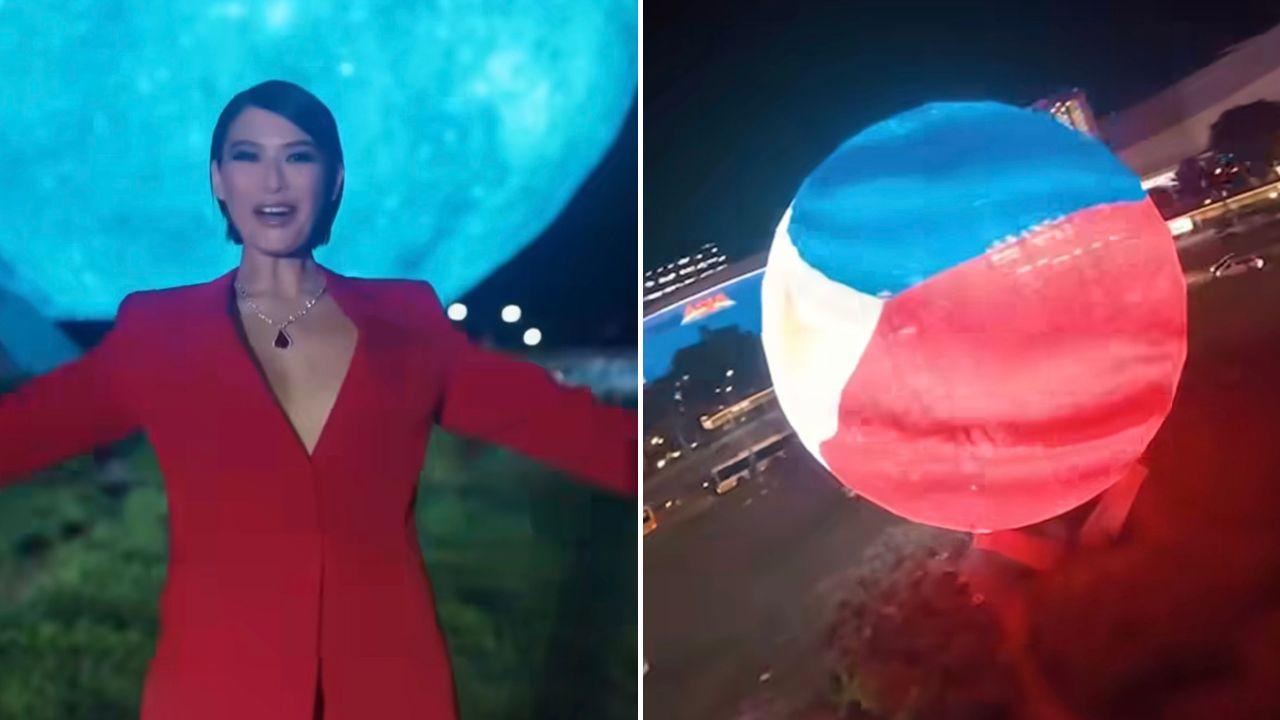 Michelle Dee lights up the SM Mall of Asia globe for Miss Universe challenge