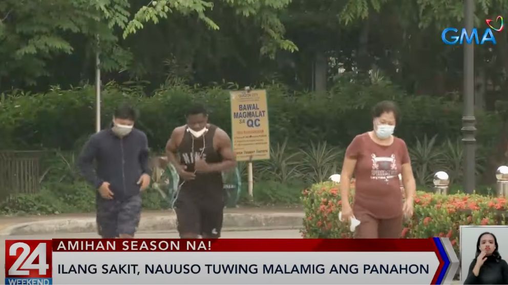 Doctor advises public on illnesses to watch out for during Amihan season