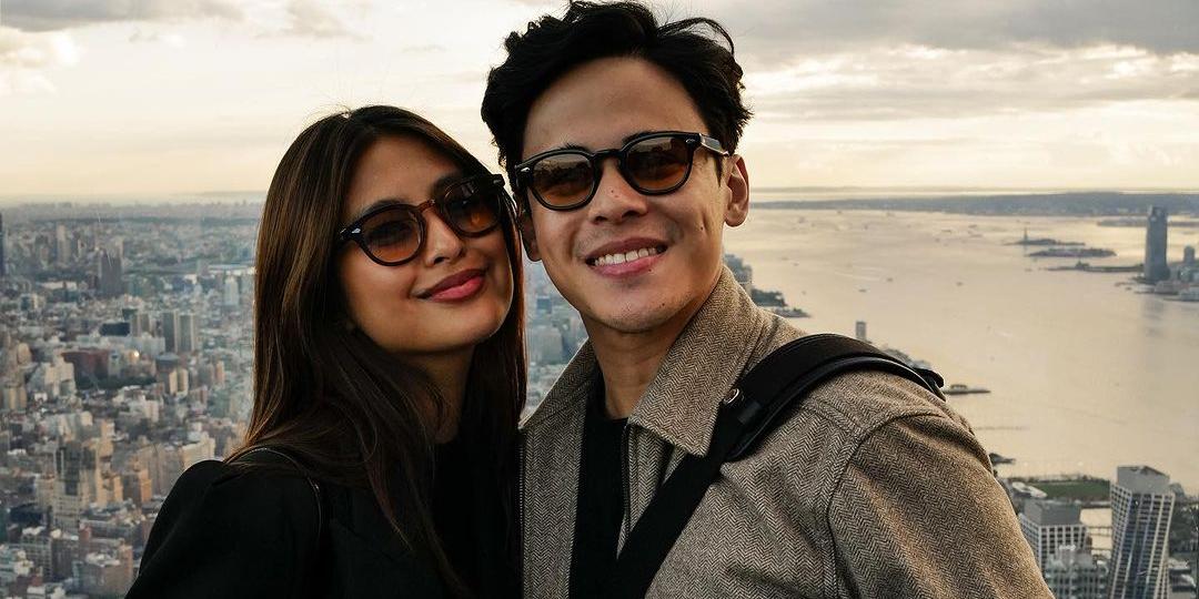 Gabbi Garcia and Khalil Ramos are on top of the world in New York