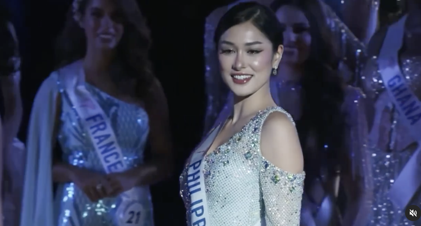 Nicole Borromeo stuns in Miss International evening gown competition