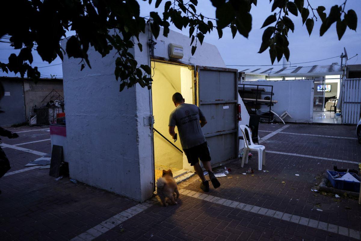 Israelis seek protection at bomb shelters as Hamas continues firing