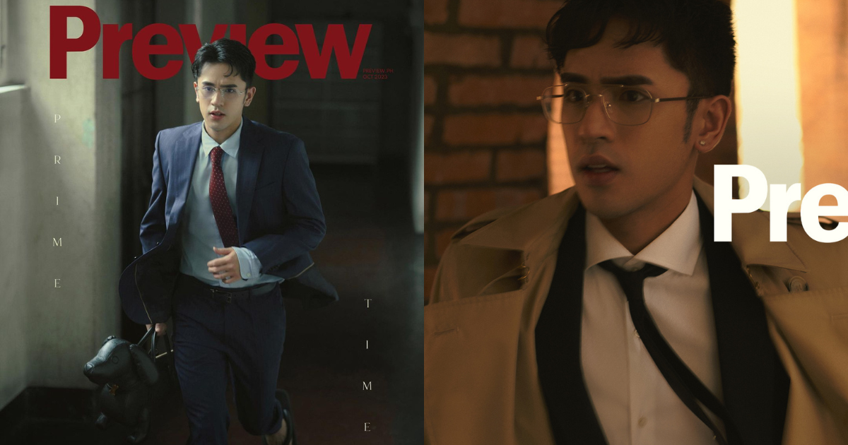 David Licauco on cover of Preview Magazine