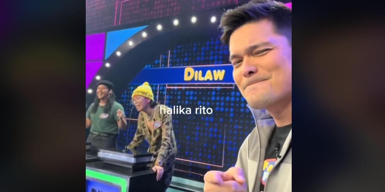 Dingdong Dantes fanboys over Lola Amour and Dilaw on 'Family Feud' thumbnail