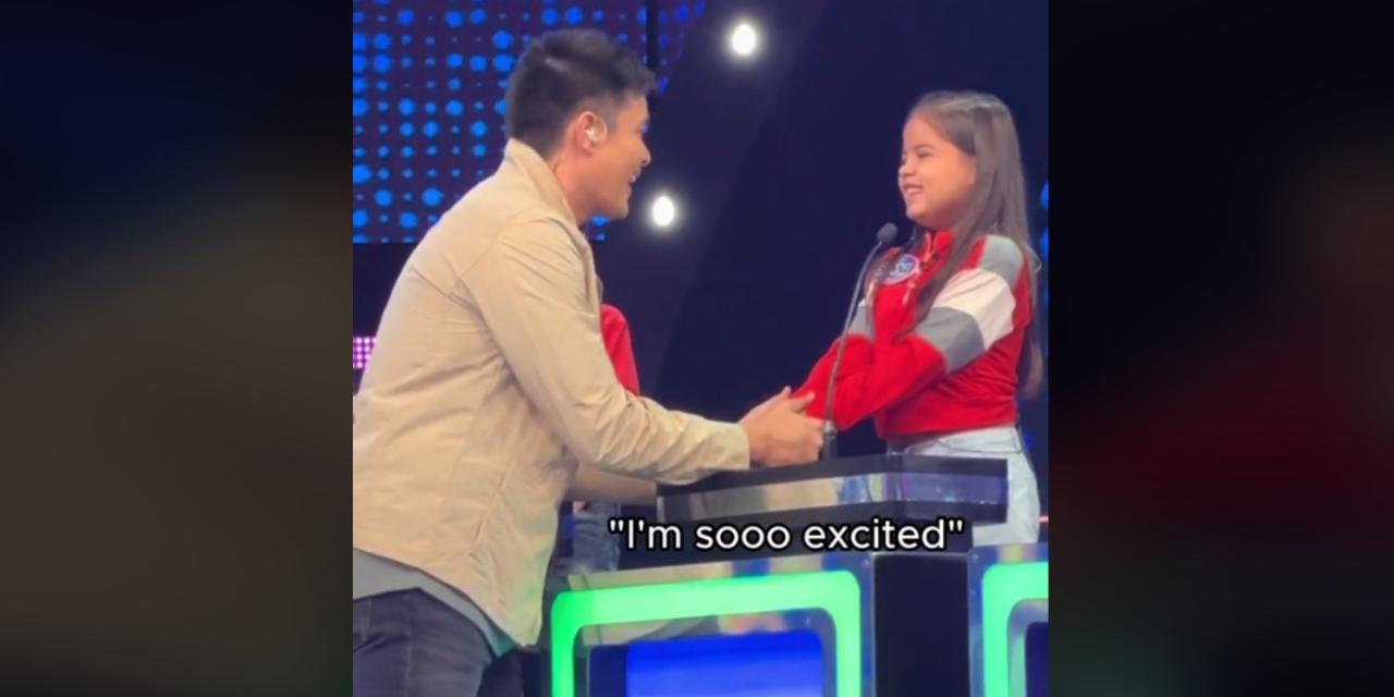 Dingdong Dantes and Sienna Stevens share sweet moments on 'Family Feud'