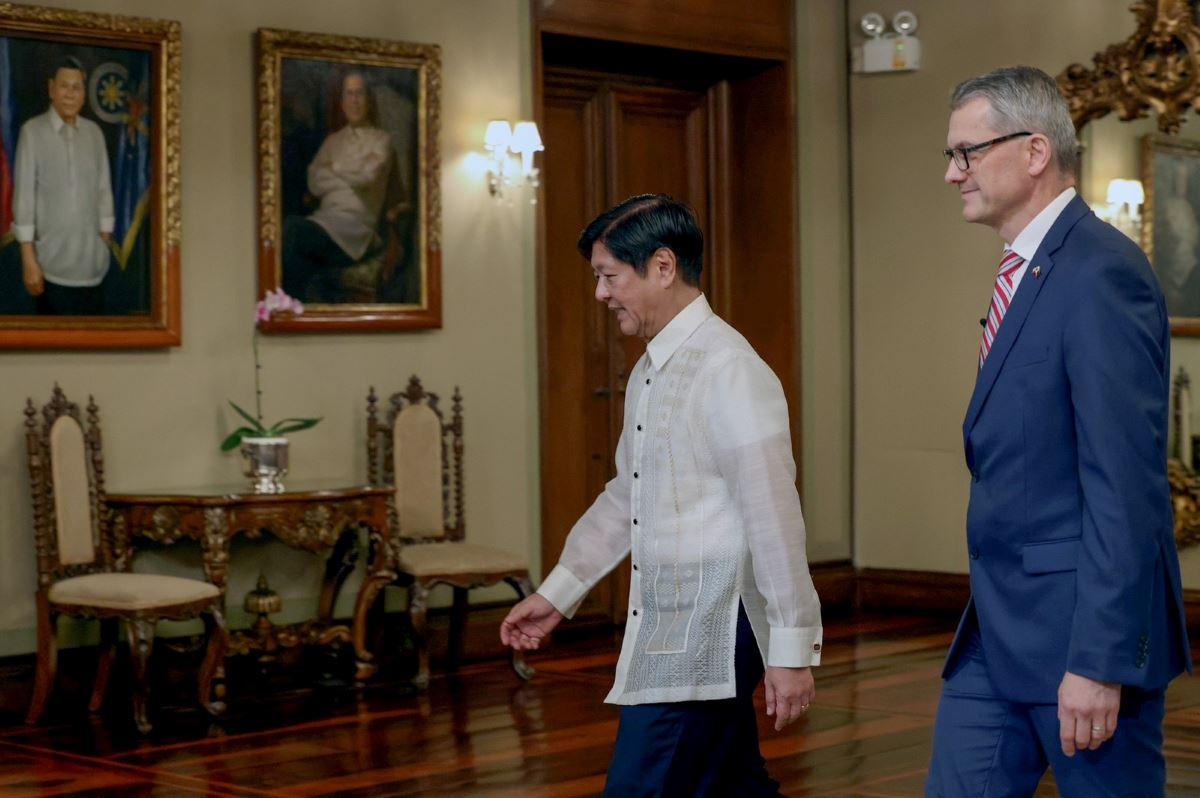 Marcos with Czech Republic Ambassador Karel Hejc