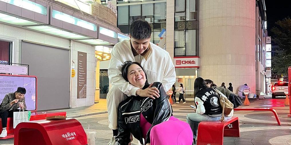 Mikee Quintos and Paul Salas cozy it up in South Korea