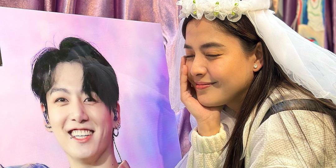 Shaira Diaz 'marries' Jungkook of BTS, poses outside HYBE building