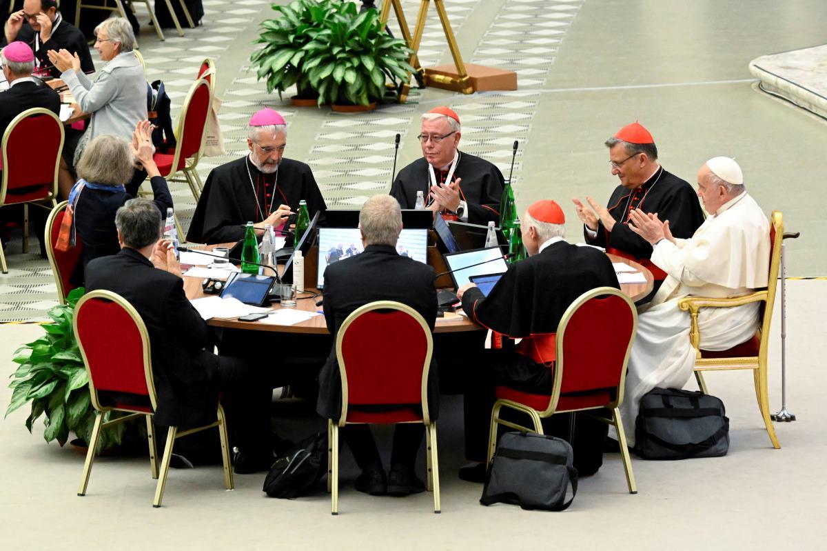 Pope Francis at the Synod of Bishops