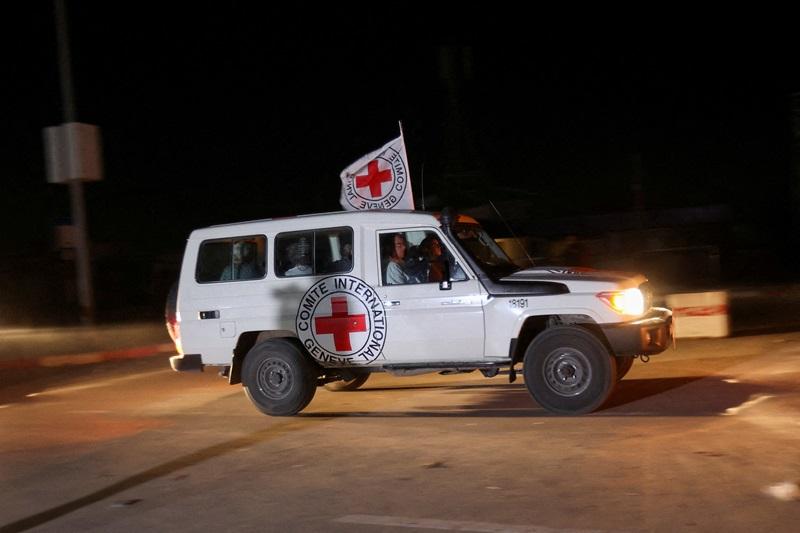 Red Cross begins operation to transfer Gaza hostages, Palestinian detainees