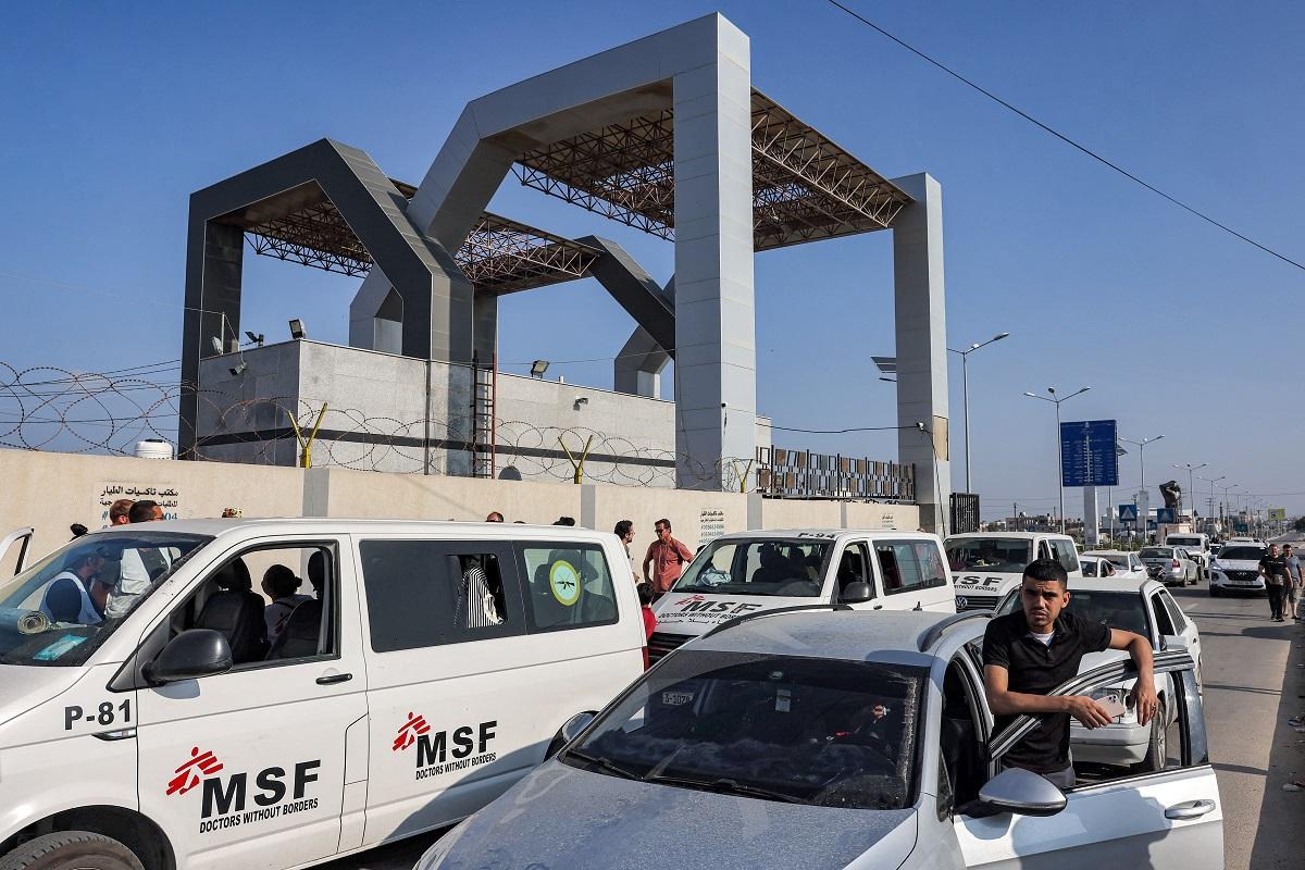Gaza Strip Rafah crossing Israel Doctors Without Borders