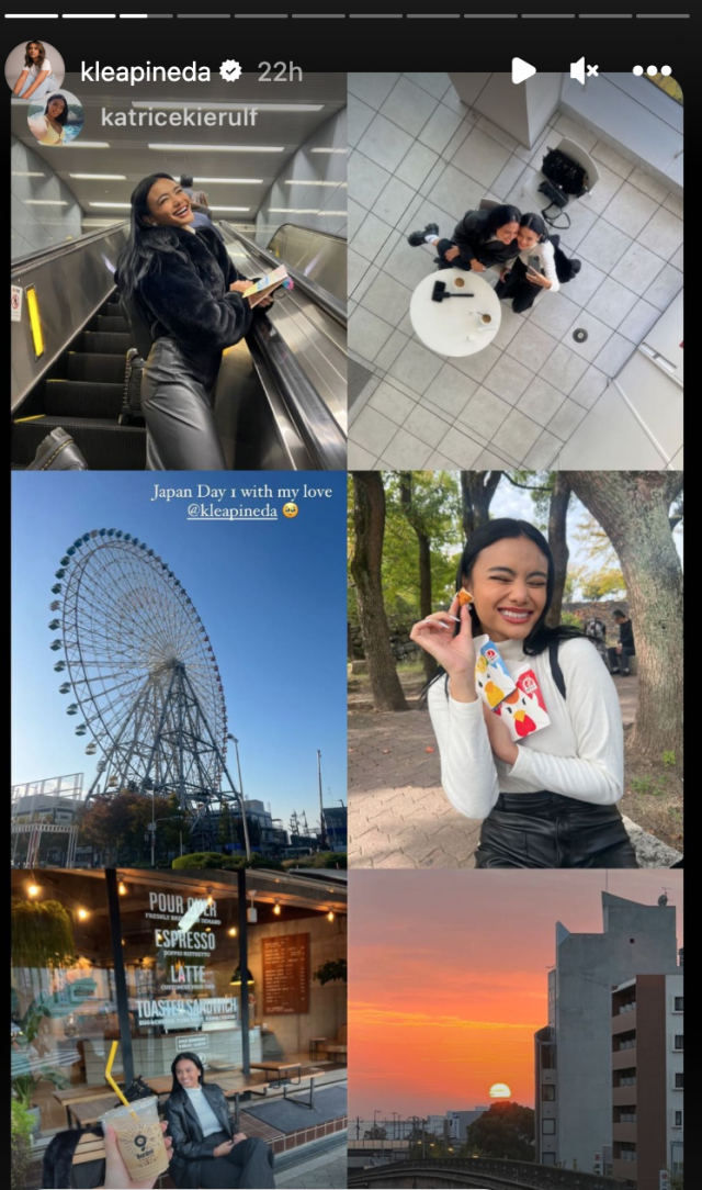 Klea Pineda and Katrice Kierulf in Japan