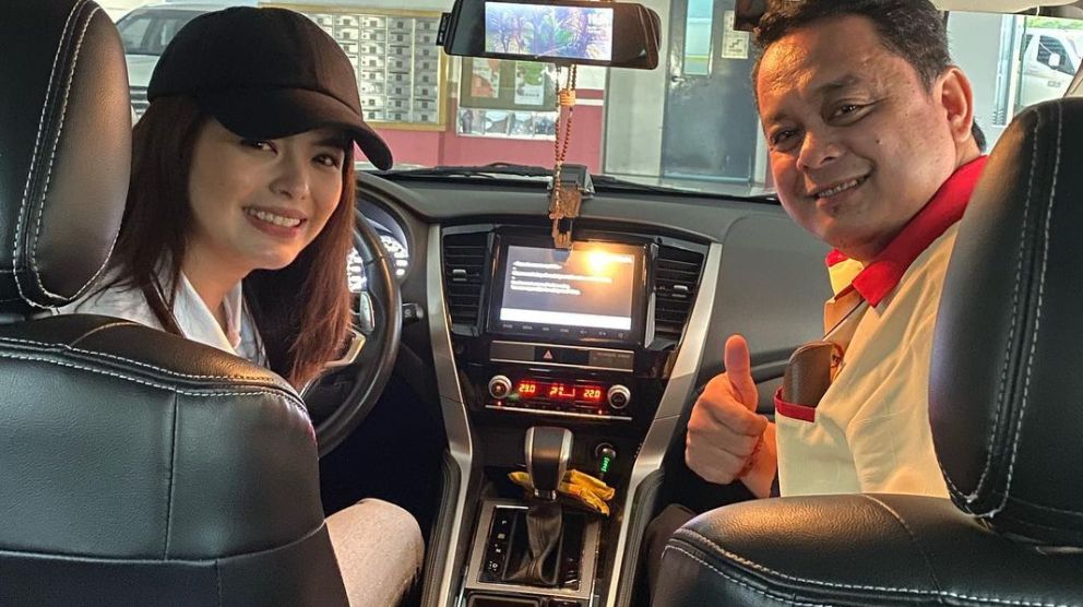 Bea Binene finally learns how to drive