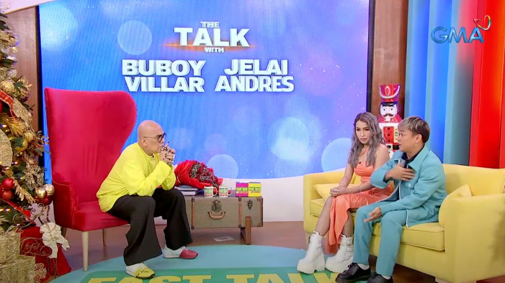 Buboy Villar gets emotional when talking about his kids on Fast Talk with Boy Abunda.