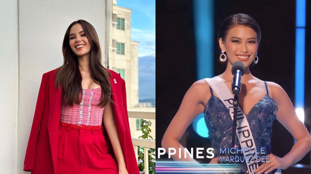 Catriona Gray describes Michelle Dee's prelim performance for Miss Universe as solid.