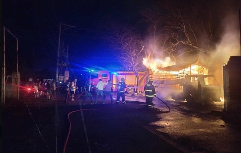 An explosion was reported at gas refilling station in Bongabon, Nueva Ecija late Wednesday evening, according to a report on Super Radyo DZBB.