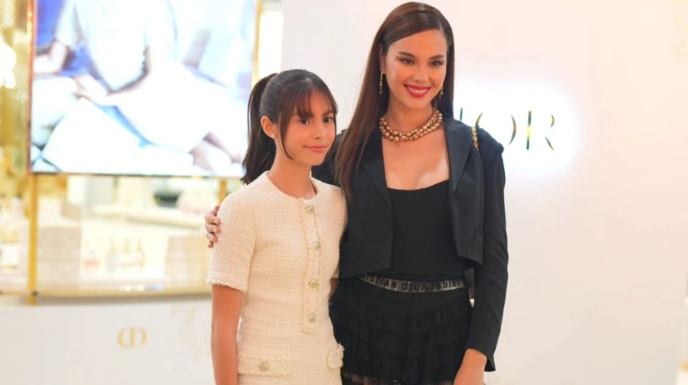 Kendra Kramer meets Catriona Gray in a fashion event