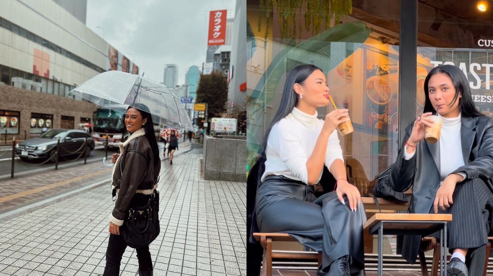 Klea Pineda and Katrice Kierulf vacation in Japan