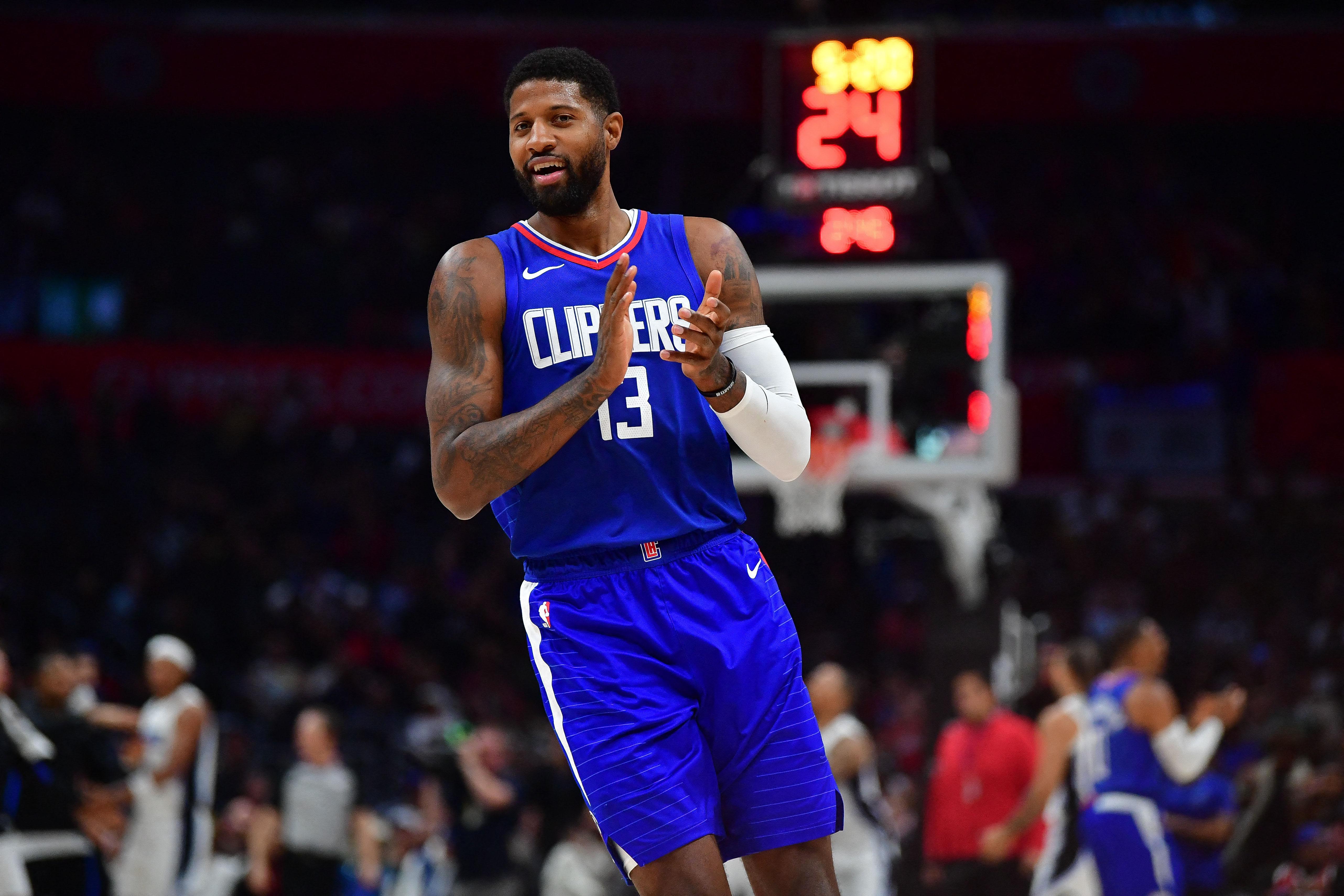 NBA: Paul George of the Los Angeles Clippers