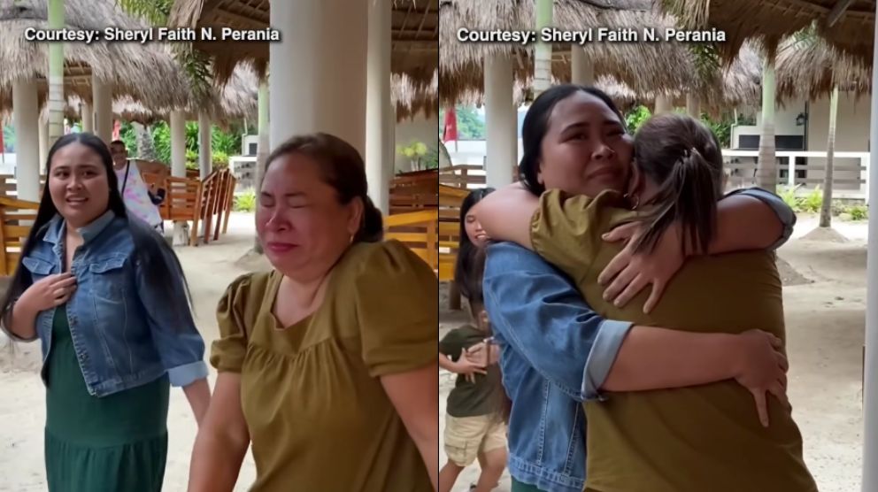 OFW nurse surprises mother on her birthday