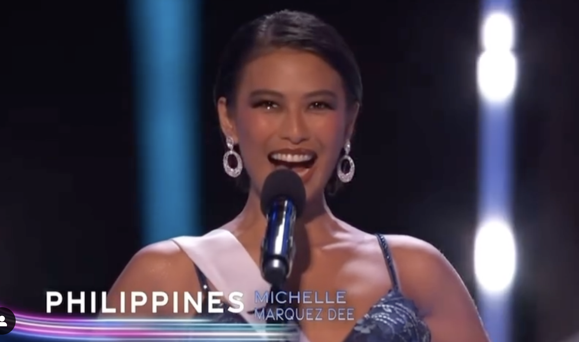 Michelle Dee uses Filipinas in Miss Universe preliminary introduction