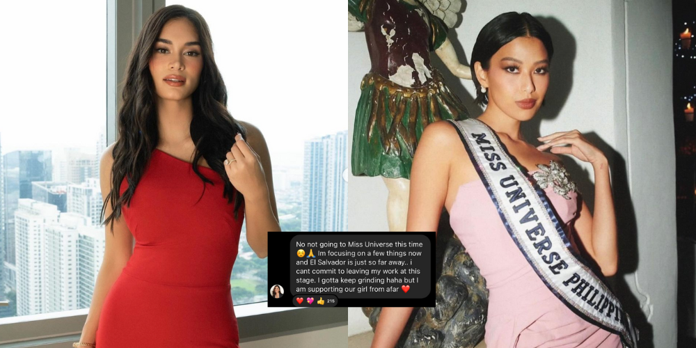 Pia Wurtzbach is supporting Michelle Dee from afar 