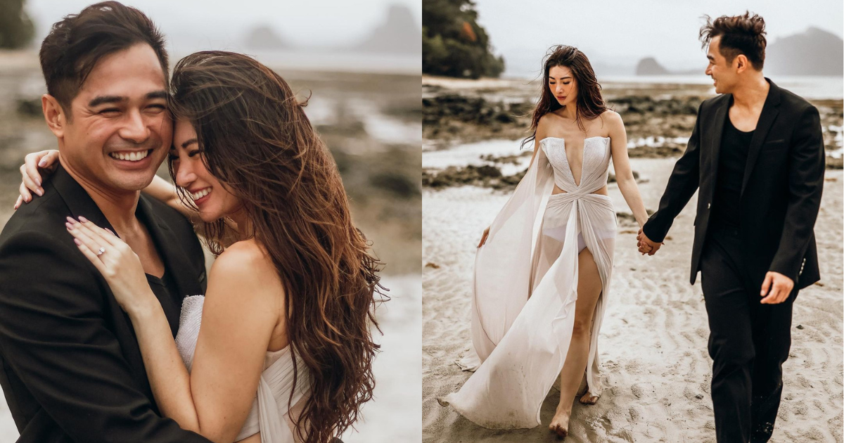 Benjamin Alves, Chelsea Robato pose for prenup photos in El Nido