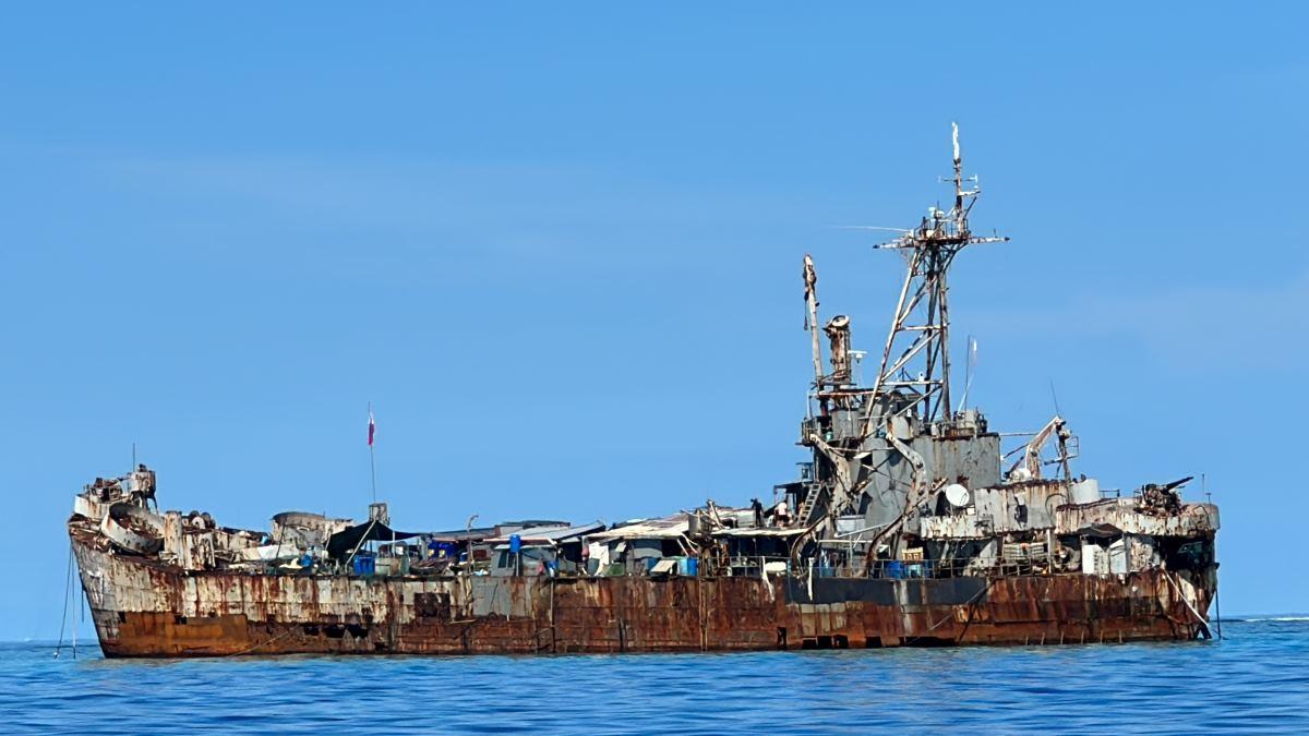 BRP Sierra Madre in Ayungin Shoal remains an active naval post