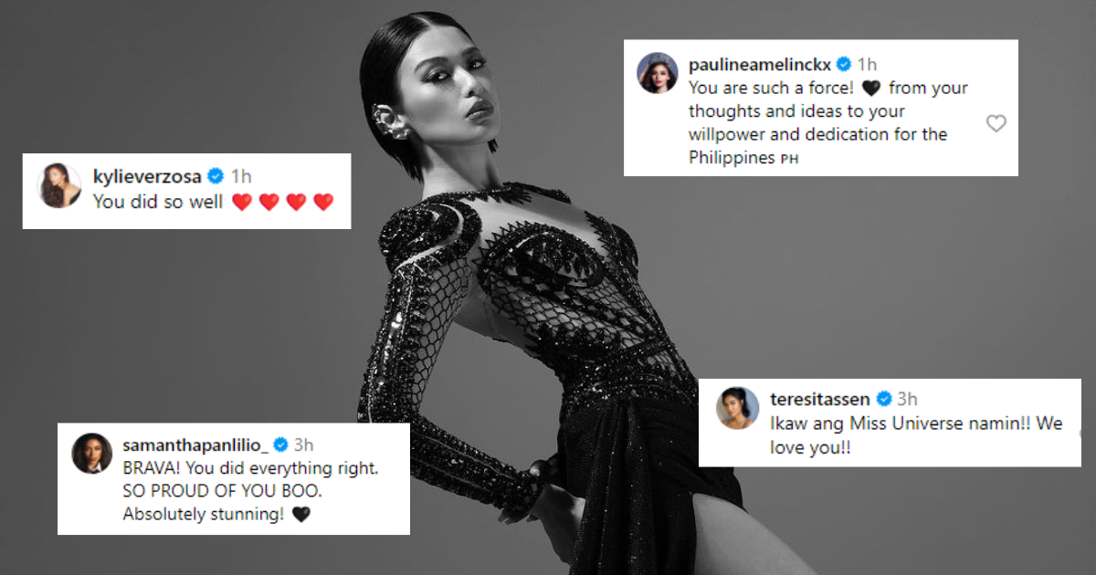 Michelle Dee lauded by PH beauty queens after Top 10 finish in Miss Universe 2023