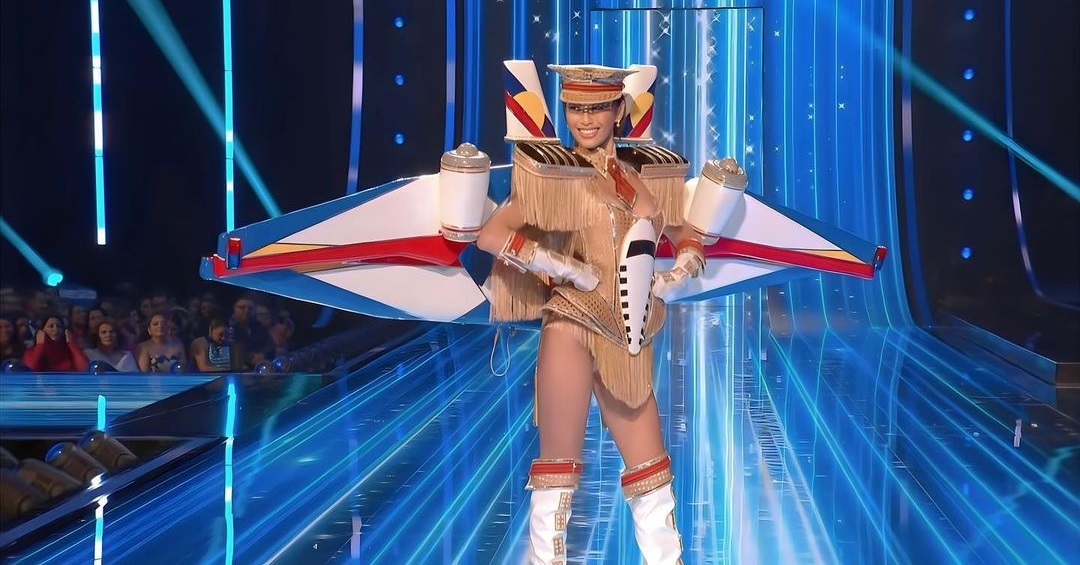 Michelle Dee in her national costume for Miss Universe Philippines