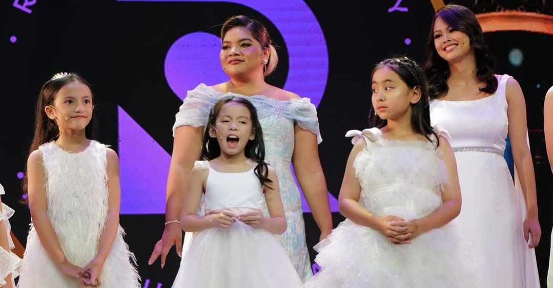 Olivia Reyes and Scarlet Snow Belo at a recital